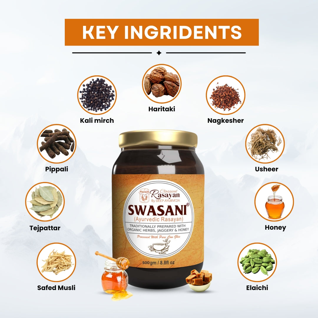 Swasani® Ayurvedic Rasayan for Respiratory Care | Natural Superfood for Immunity,  Digestion & Overall Well being