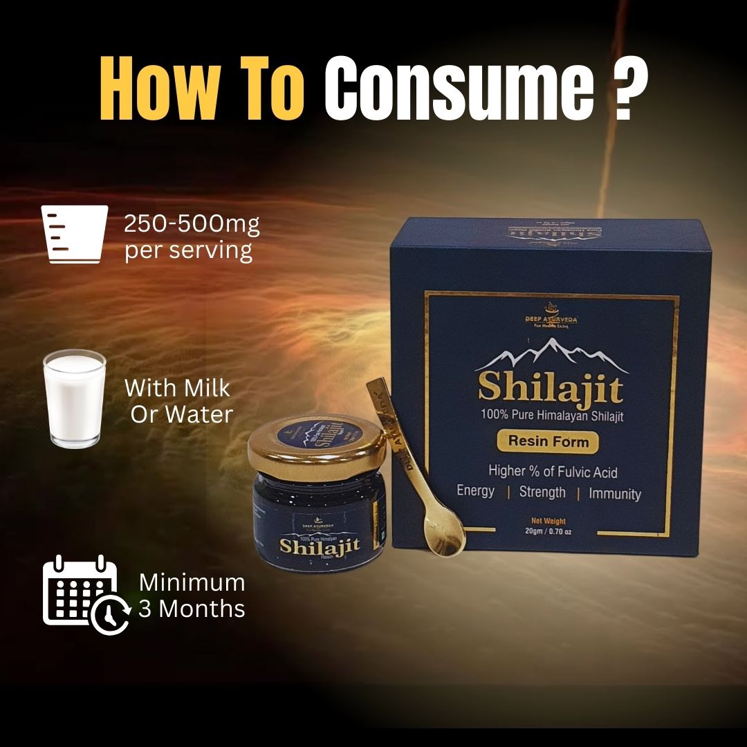 how to use shilajit