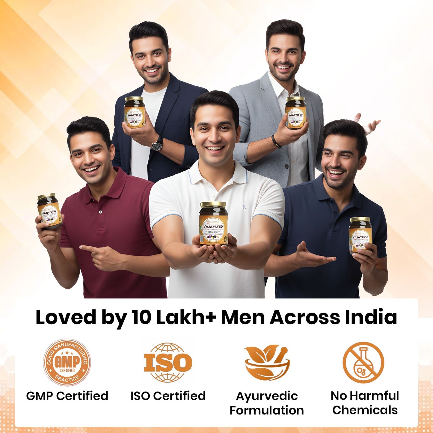 Vajayu® Ayurvedic Superfood for Men’s Health – Natural Vitality, Stamina & Testosterone Support