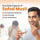 Safed Musli Vegan Capsule-10:1 Extract Based 500mg | Supports Vitality & Endurance