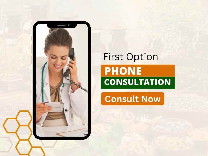 Telephonic consultation in Ayurveda 