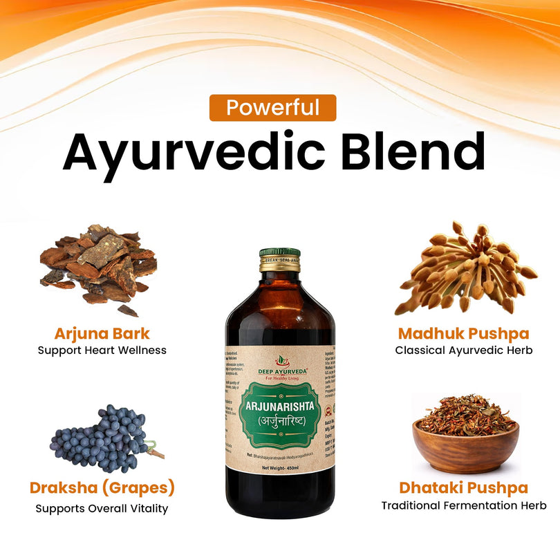 Arjunarishta Classical Ayurvedic Liquid Tonic | 450 ml