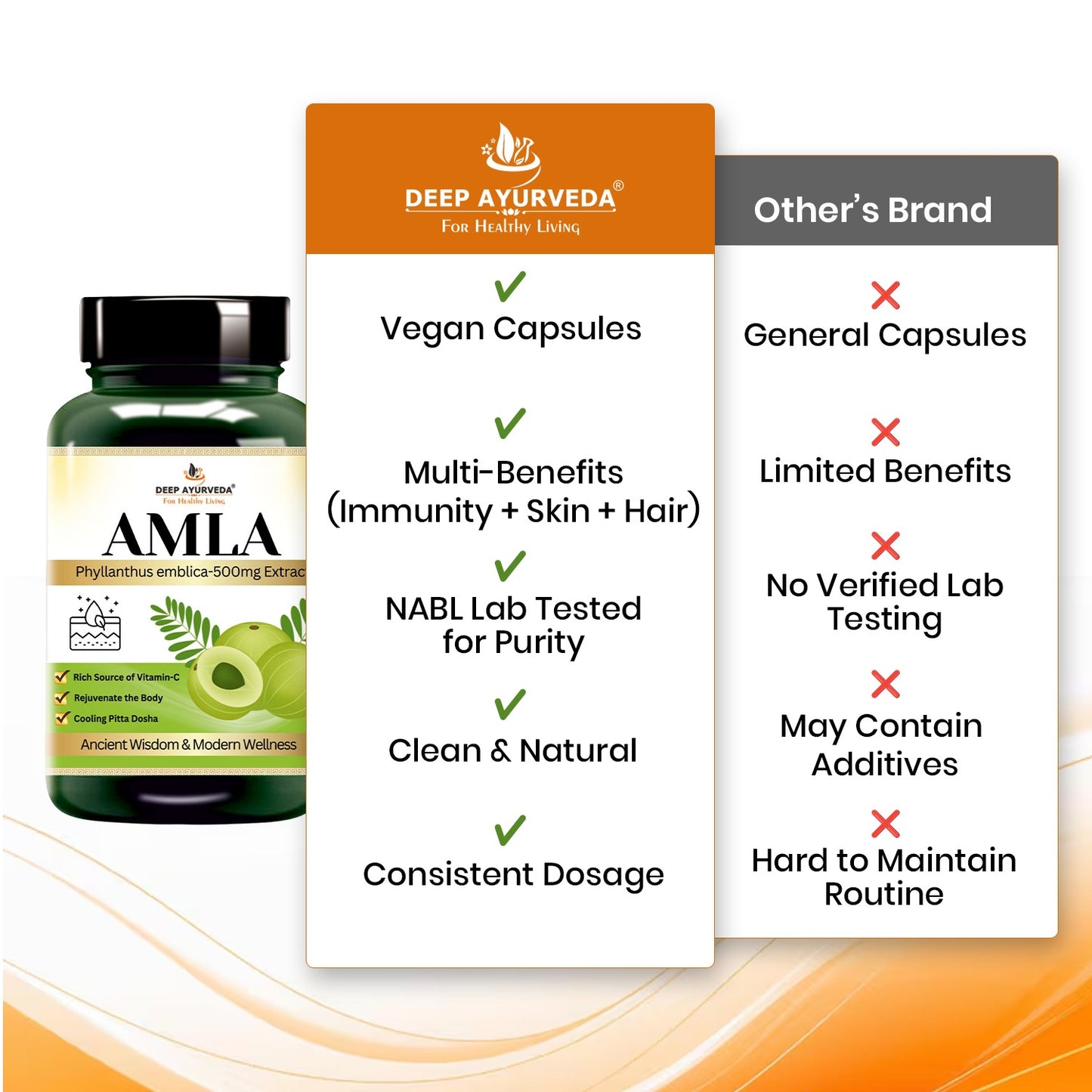 Amla (Emblica officinalis) Vegan Capsule made with 10:1 extract |  Rich vitamin C & Supports Immune Function