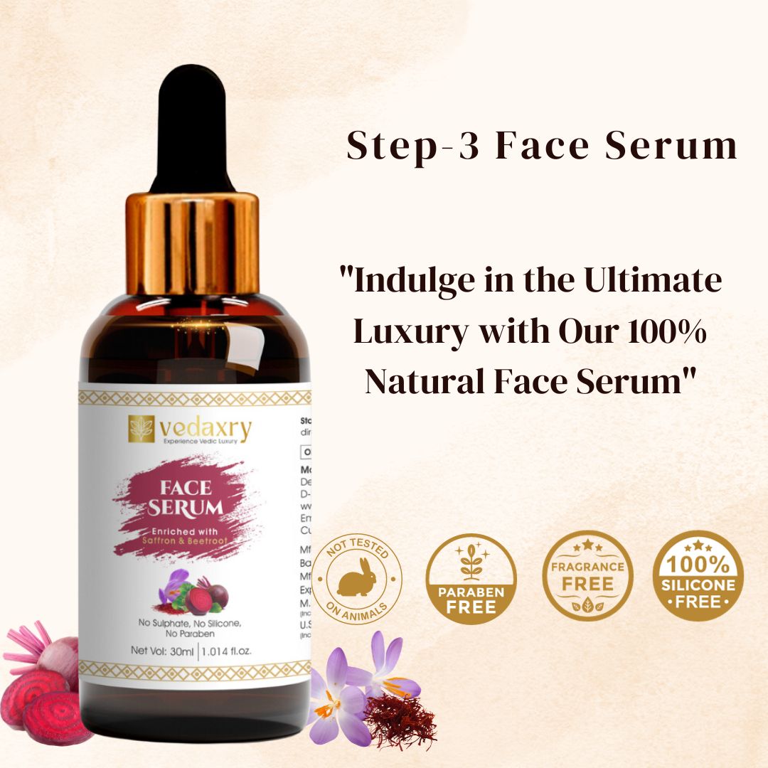 vedaxry beetroot face serum