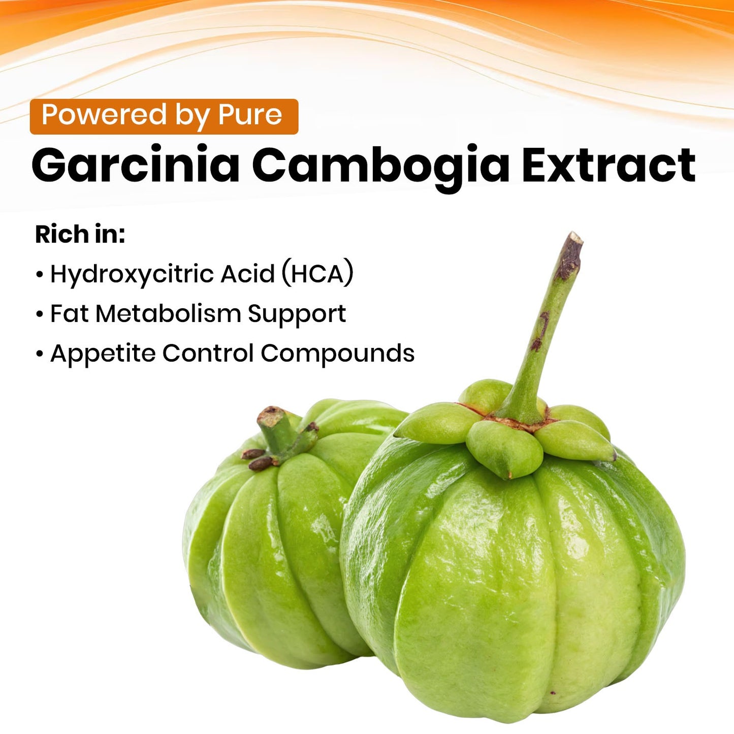 Garcinia Cambogia Vegan Capsule with 65% HCA for Weight Management | Appetite-Suppressing & Fat-Burning