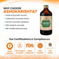 Ashokarishta | Classical Ayurvedic Liquid Tonic by Deep Ayurveda | 450 ml