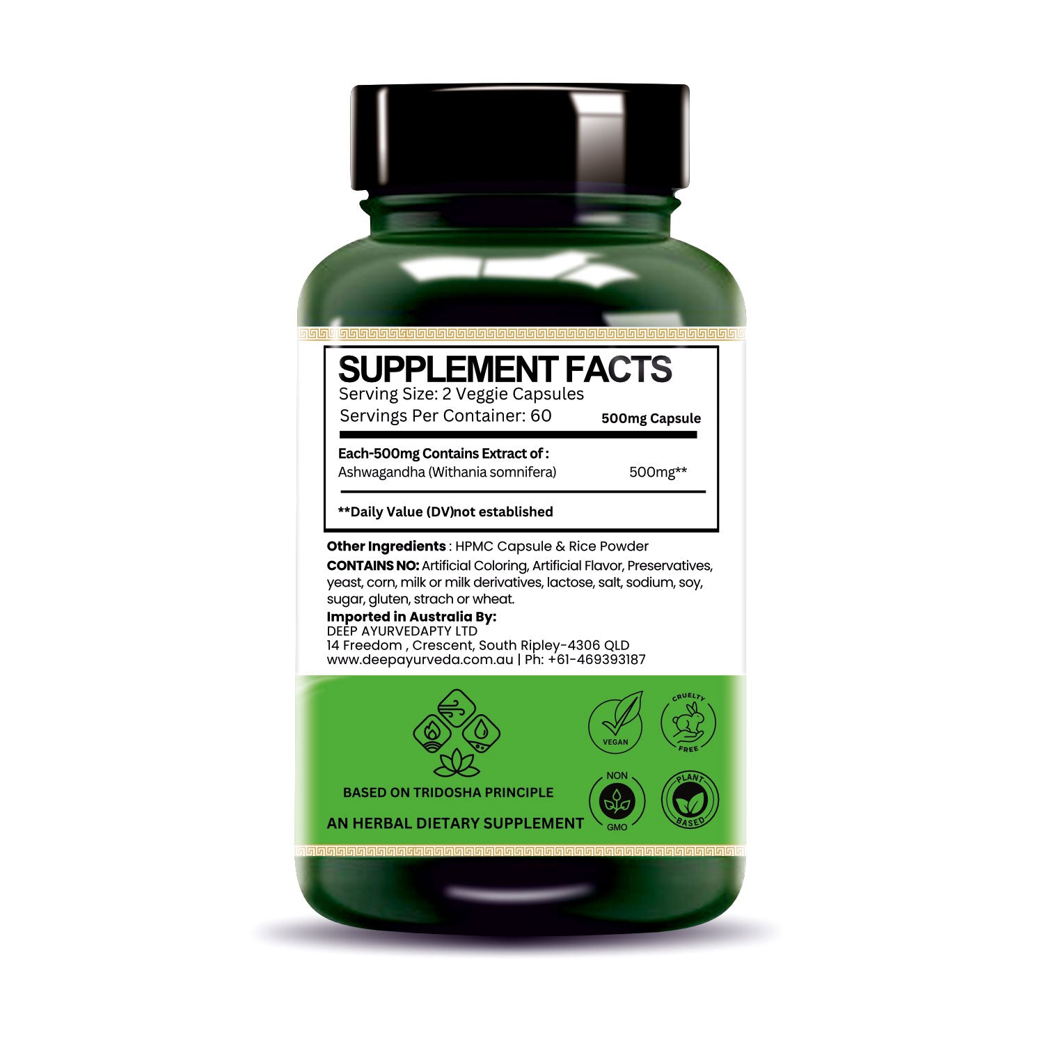 Ashwagandha Supplement Facts