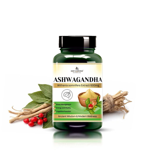 Ashwagandha Capsules – Natural Stress Relief & Mental Clarity