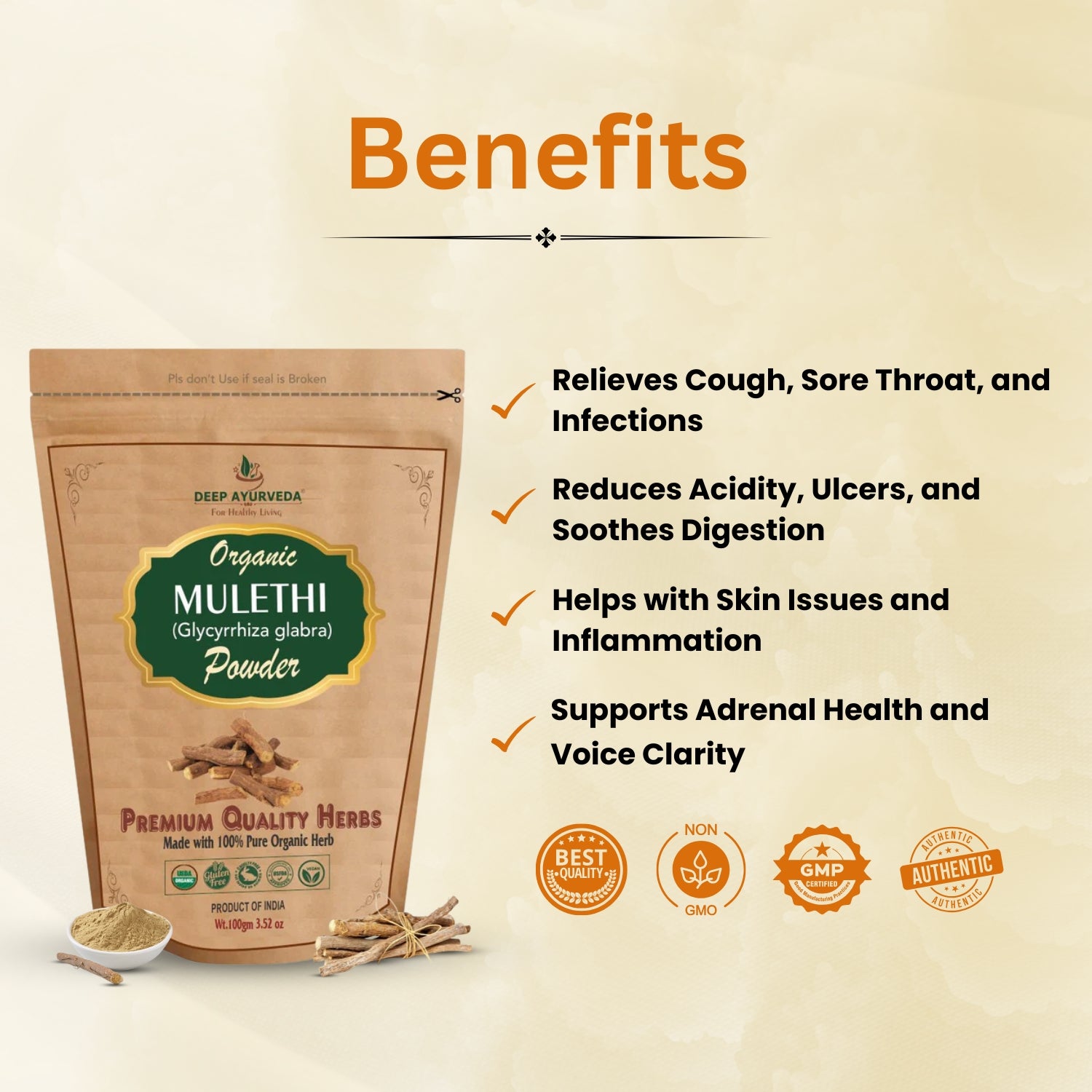 Benefits  of Mulethi Powder