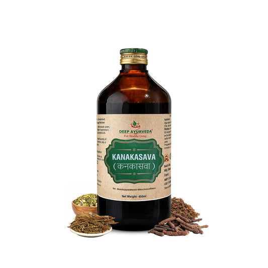 Kanakasava Classical Ayurvedic Liquid Tonic by Deep Ayurveda | 450 ml