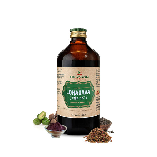 Lohasava  Classical Ayurvedic Liquid Tonic by Deep Ayurveda | 450 ml