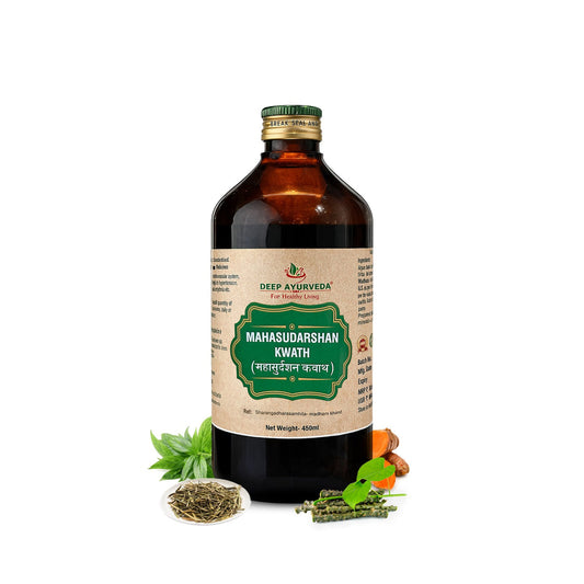 Mahasudarshanadi | Classical Ayurvedic Liquid Tonic by Deep Ayurveda | 450 ml