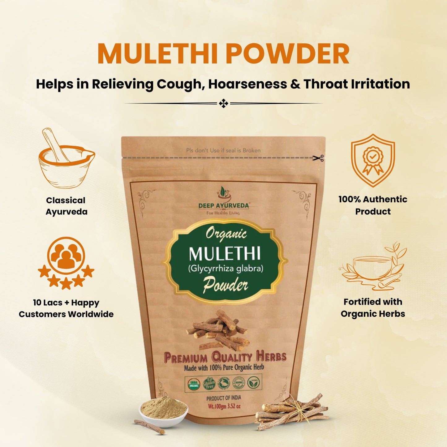 Organic Mulethi Powder