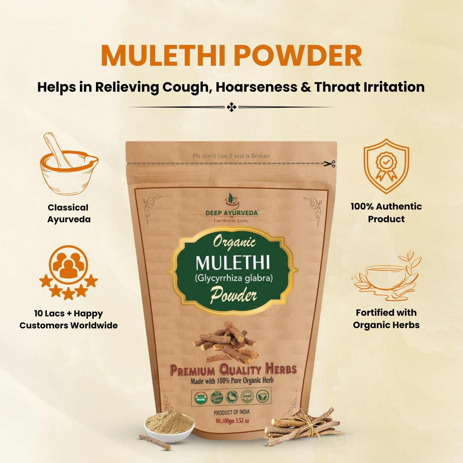 Organic Mulethi Powder