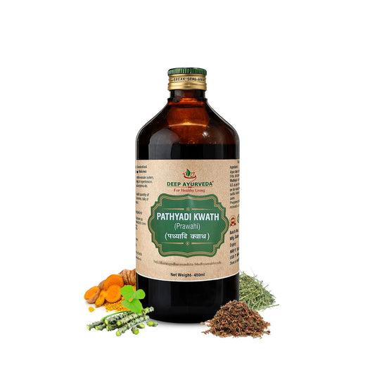 Pathyadi Kwath (Pravahi) Classical Ayurvedic Liquid Tonic by Deep Ayurveda | 450 ml