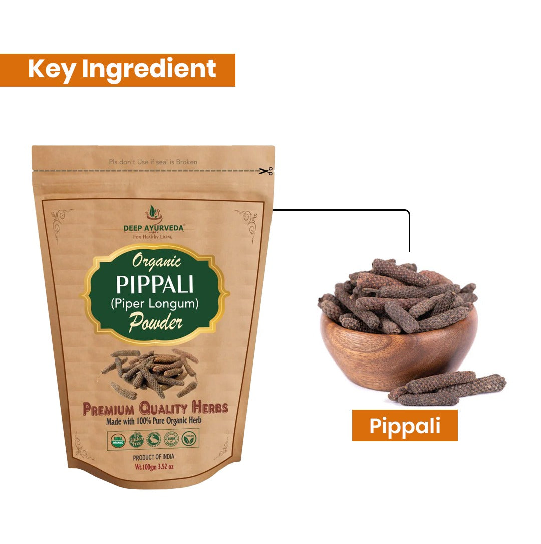 Organic Pippali Powder (Piper Longum)
