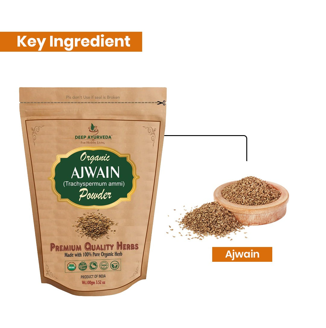 Organic Ajwain Powder (Trachyspermum ammi)