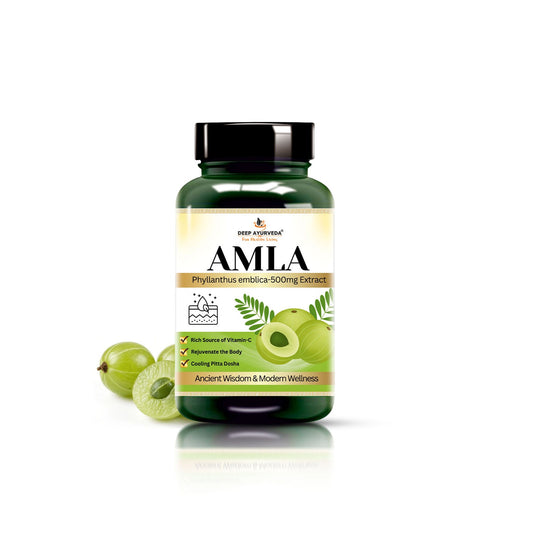 Amla (Emblica officinalis) Vegan Capsule made with 10:1 extract |  Rich vitamin C & Supports Immune Function