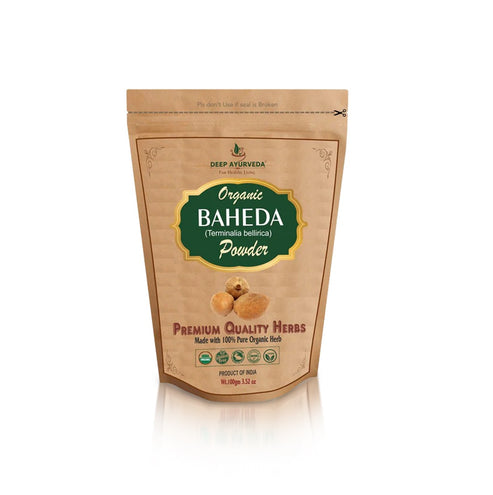 Organic Baheda Powder (Terminalia bellirica) - Deep Ayurveda