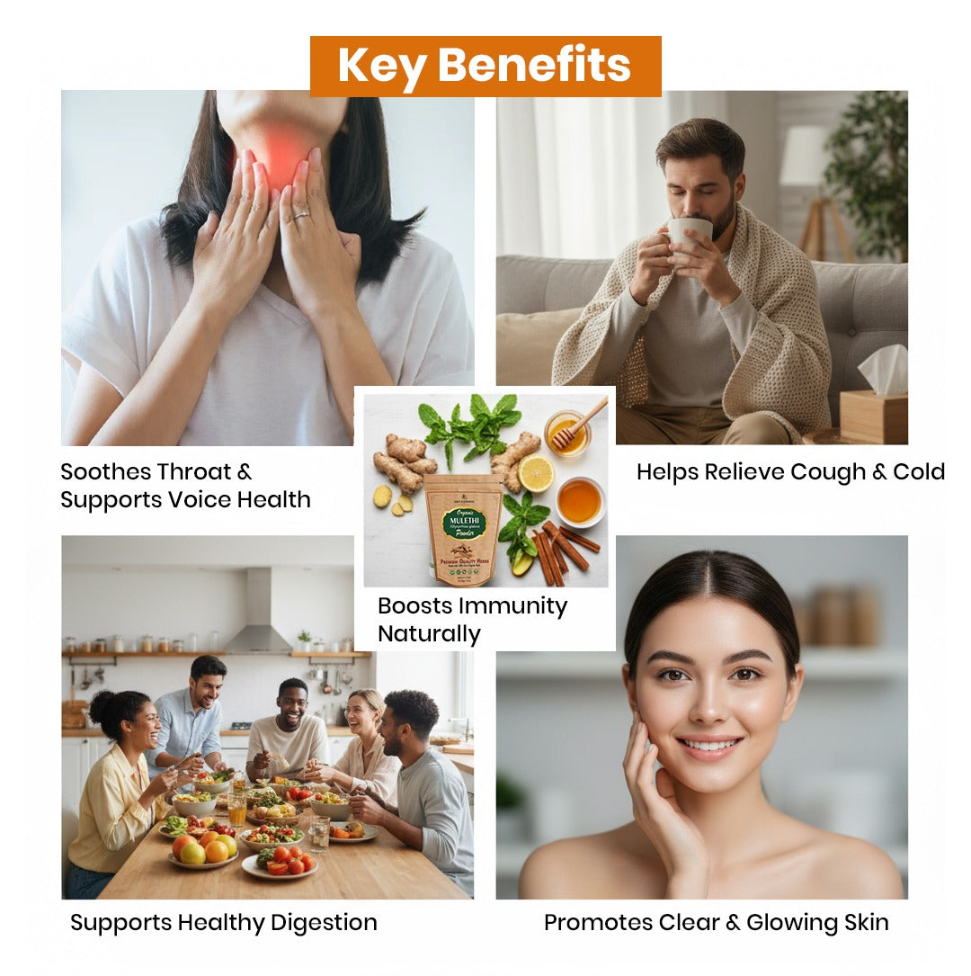 Organic Mulethi Powder (Glycyrrhiza glabra) 100 gm
