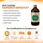 Saraswatharishtam | Classical Ayurvedic Liquid Tonic by Deep Ayurveda | 450 ml