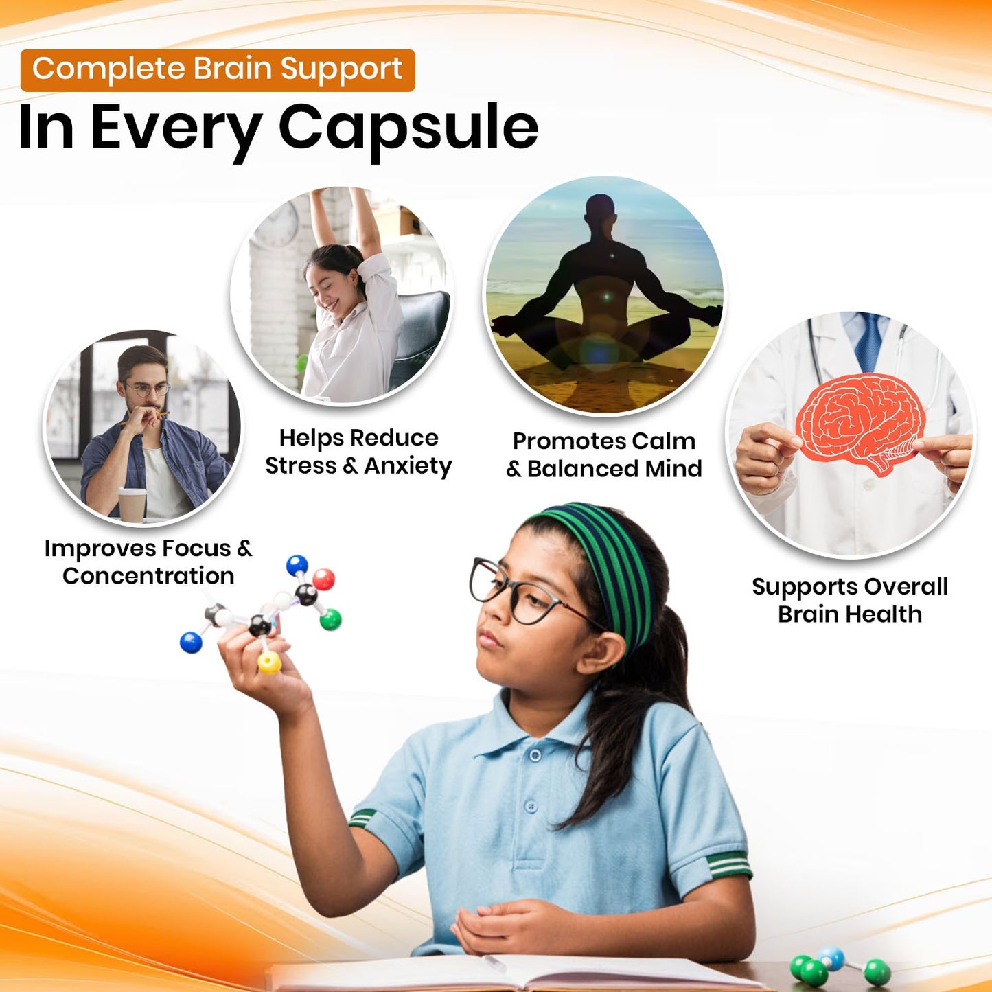 Brahmi (Bacopa monnieri) Vegan Capsule Made with 10:1 Extract | Reduce Anxiety, Stress, &  Mental Clarity