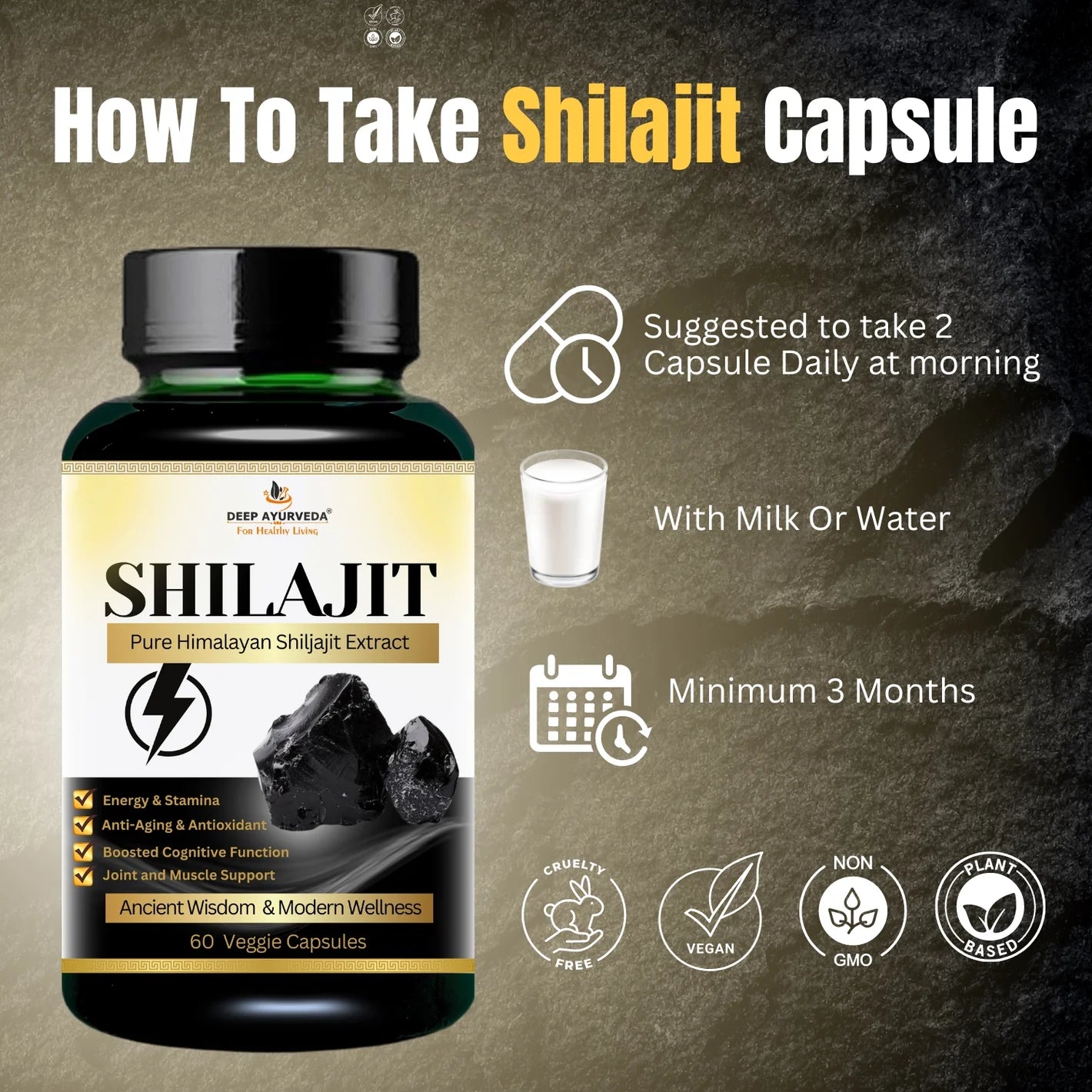 how to take shilajit capsule
