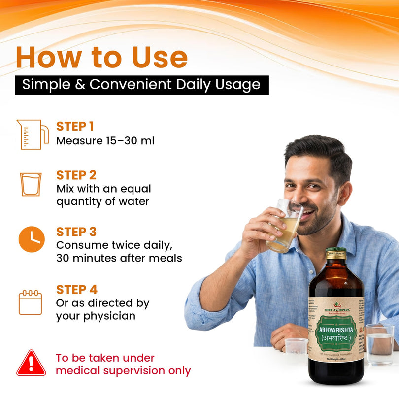 Abhayarishta Classical Ayurvedic Liquid Tonic | 450 ml