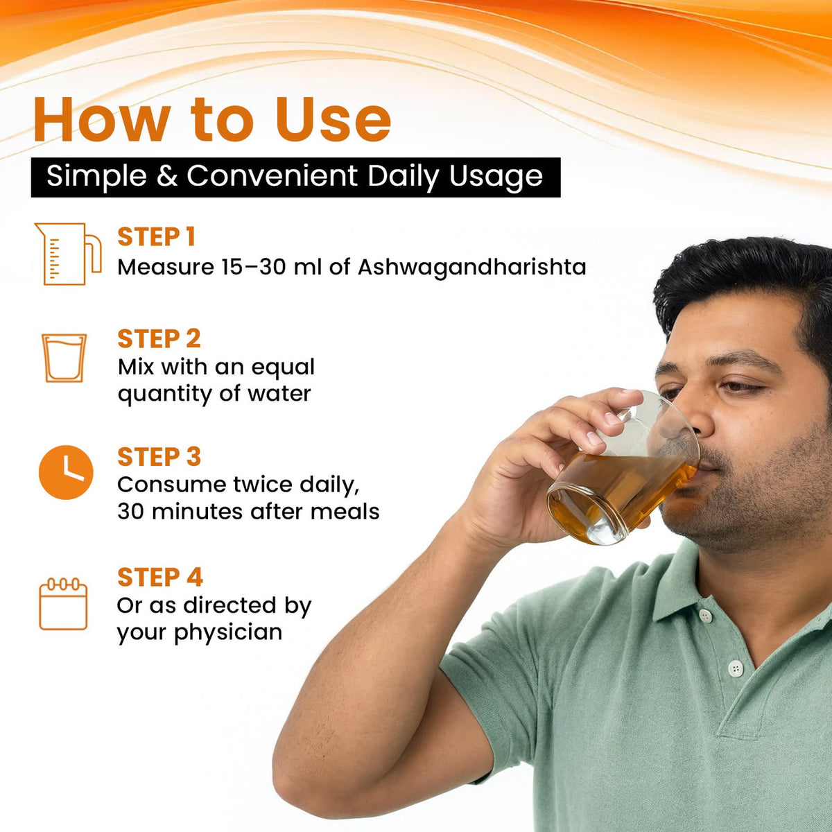 Ashwagandharishtam  Classical Ayurvedic Liquid Tonic by Deep Ayurveda | 450 ml