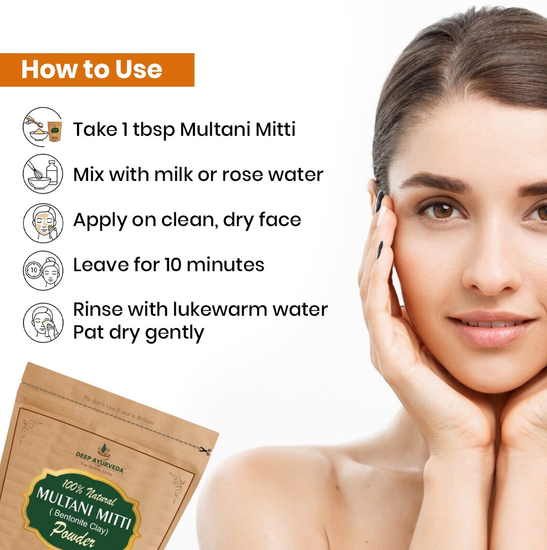 Organic Multani Mitti (Bentonite Clay)