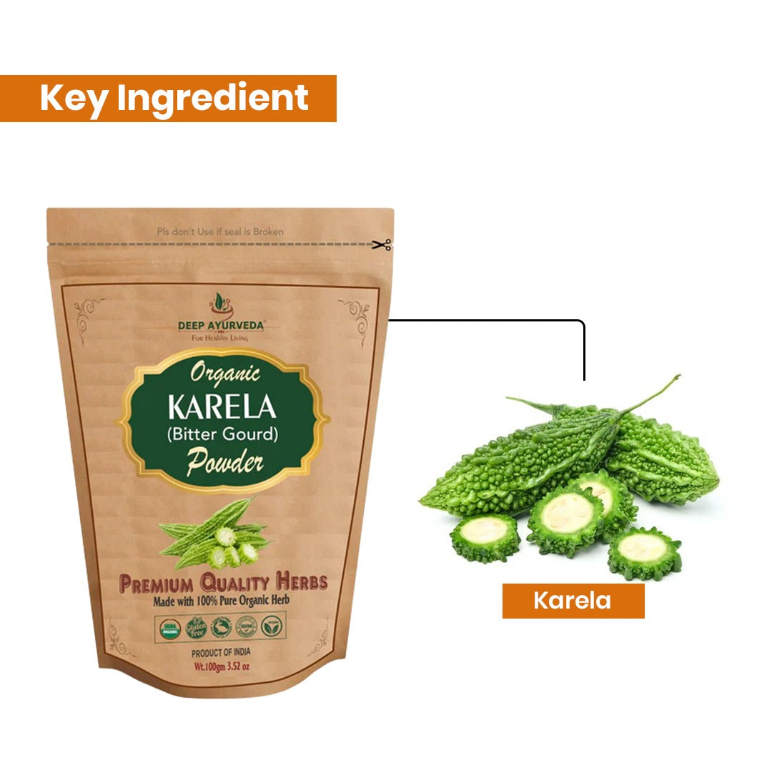 Organic Karela Powder (Bitter Gourd)