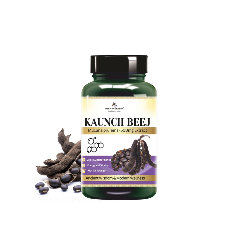 Kaunch Beej 10:1 Extract 60 Vegan Capsules 30 Day Supply