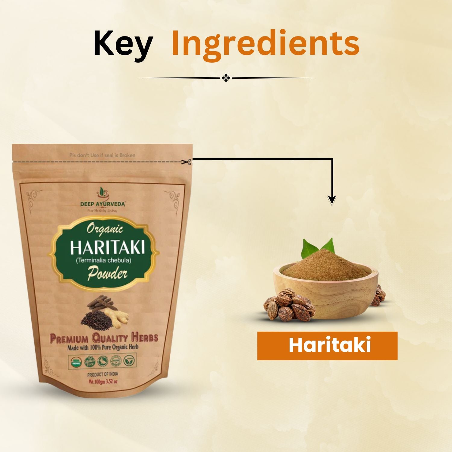 key  ingredients:  Haritaki