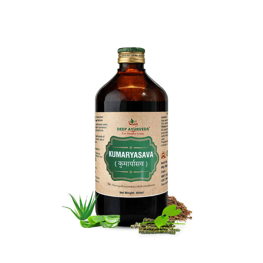Kumaryasava Classical Ayurvedic Liquid Tonic by Deep Ayurveda | 450 ml