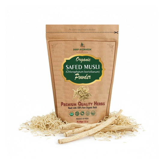 Organic Safed Musli Powder (Chlorophytum borivilianum)