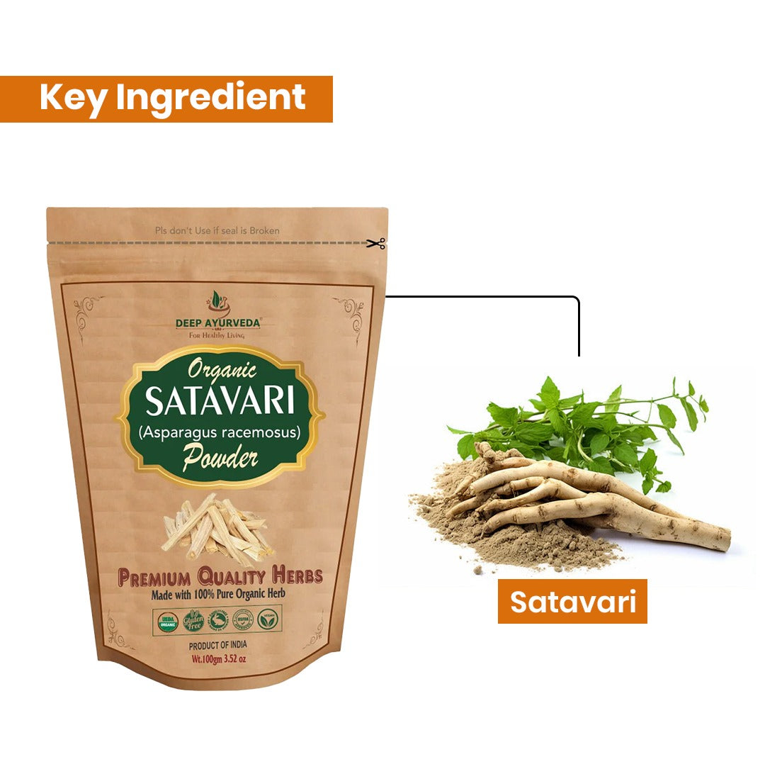 Organic Shatavari Powder (Asparagus racemosus)