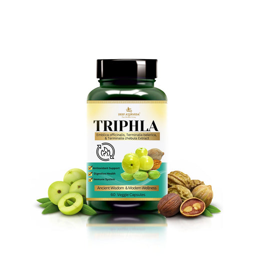 Triphala Vegan Capsule | Natural Detoxification & Gut Wellness | 60 Capsule