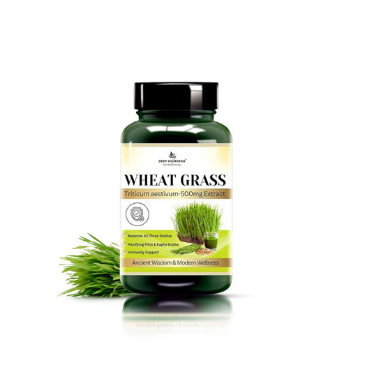 Wheatgrass Vegan Capsule 10:1 extract | Rich in Vitamins, Minerals, and Antioxidants | Immune Function & Enhance Energy Levels