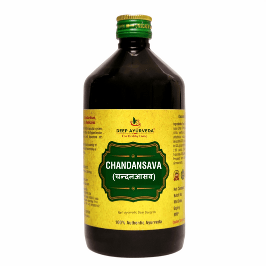 Chandansava | Classical Ayurvedic Liquid Tonic By Deep Ayurveda | 450 ml - Deep Ayurveda