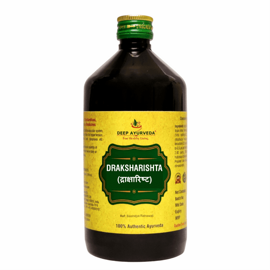 Draksharishtam | Classical Ayurvedic Liquid Tonic | 450 ml - Deep Ayurveda