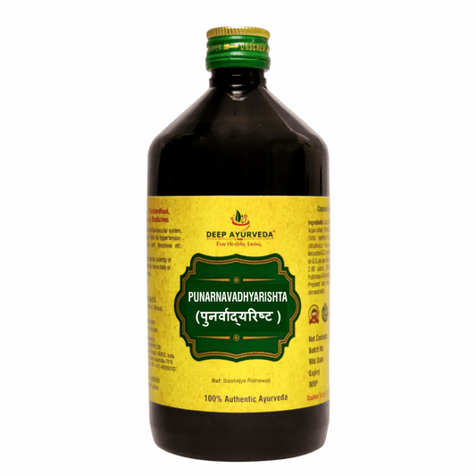 Punarnavadyarishta | Classical Ayurvedic Liquid Tonic | 450 ml - Deep Ayurveda